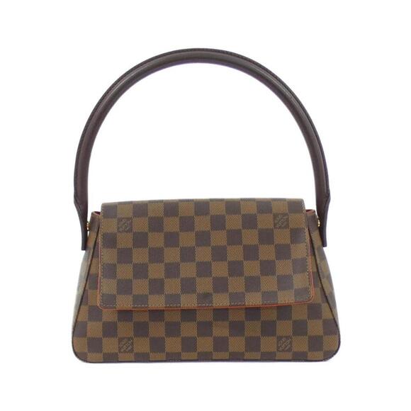 LOUIS VUITTON Authentic Brown Damier Mini Looping Shoulder Bag - Picture 1 of 7